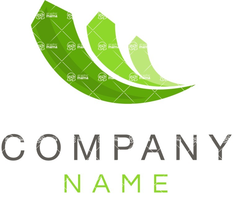 Business Logo Templates - vector graphics in a pack from GraphicMama - Colorful Growth Business Logo Design